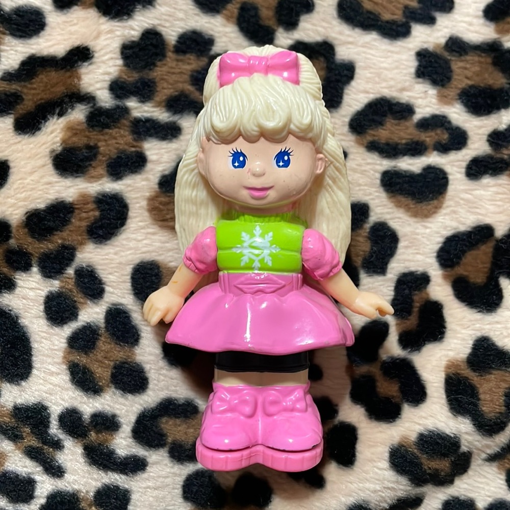 Vintage 1993 SALLY SECRETS 💕 Vintage McDonalds Happy Meal Toy Doll Blonde 90s